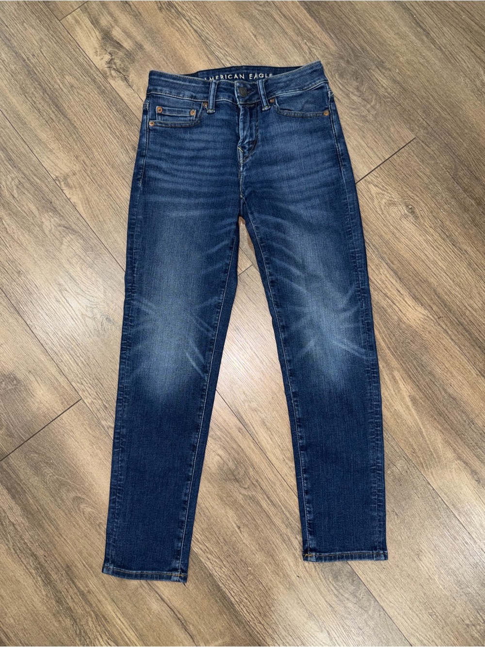 American Eagle Outfitters Women's Blue Slim Skinny Jeans